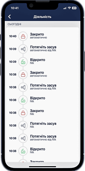 приложение tedee и история деятельности