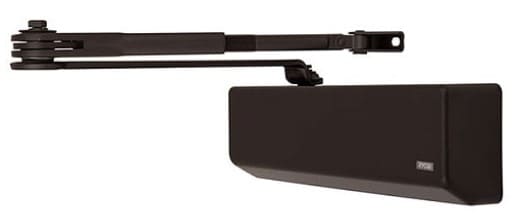 Дверной доводчик RYOBI DS-4550 с фиксацией коричневого цвета