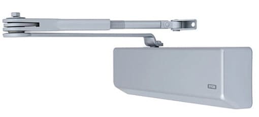 Дверной доводчик RYOBI DS-4550 с фиксацией серого цвета Дверной доводчик RYOBI DS-4550 с фиксацией серого цвета