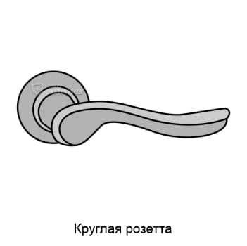 Круглая розетта Круглая розетта для межкомнатных дверей