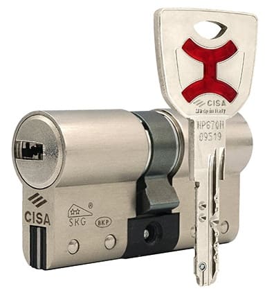 Циліндровий механізм CISA AP4 S Комплект ключів і серцевина CISA AP4 S
