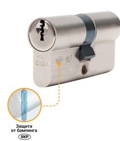 Запатентованная технология BKP (Bump Key Power) защита от бампинга CISA C3000