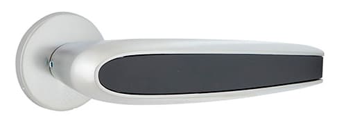 ABLOY Duetto в цвете хром сатин с черной вставкой ABLOY Duetto в цвете хром сатин с черной вставкой
