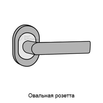 Овальная розетта Овальная розетта для межкомнатных дверей