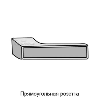 Прямоугольная розетта Прямоугольная розетта для межкомнатных дверей