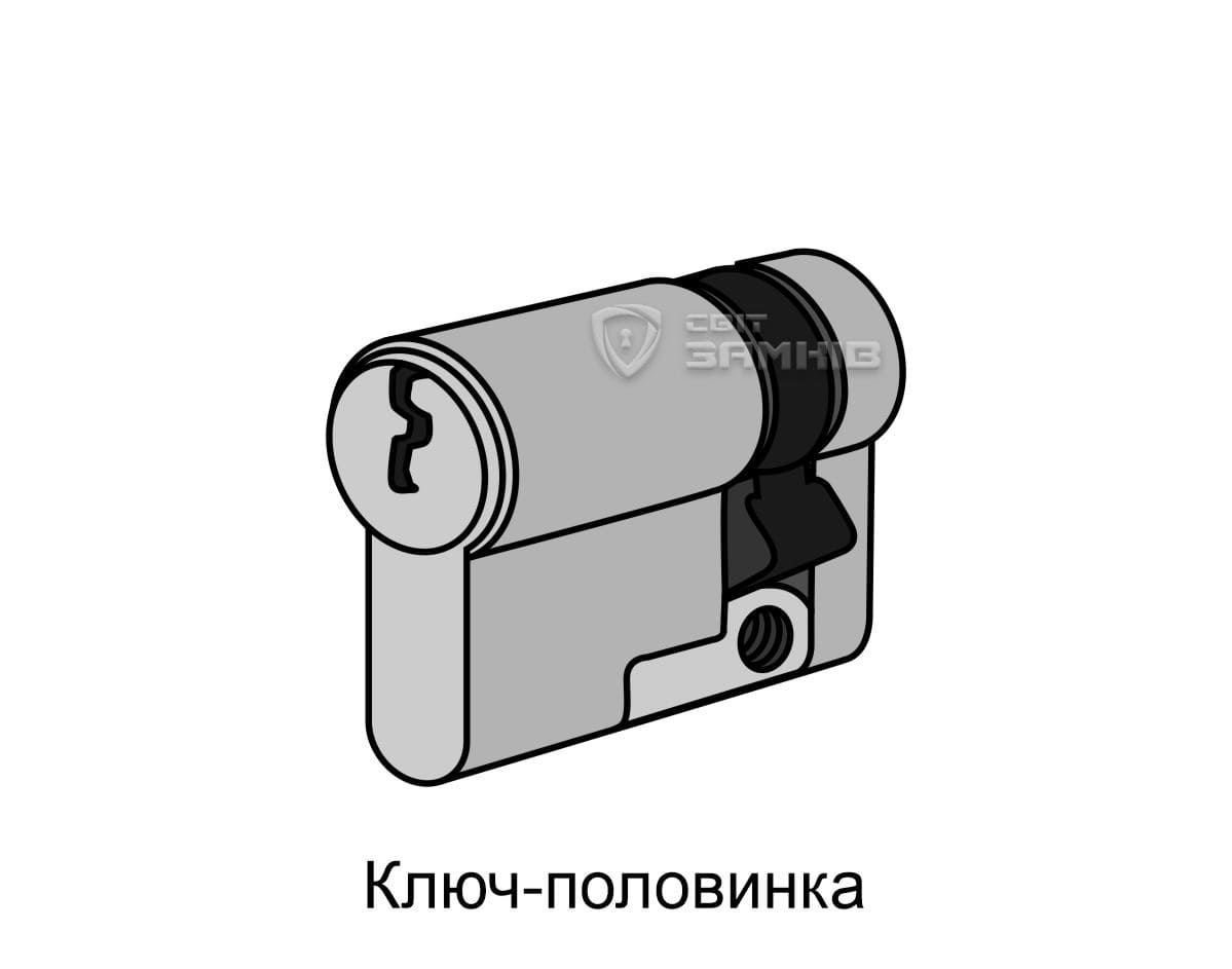 Сердцевина ключ-половинка