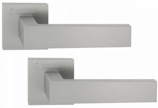 Дверные ручки в матовом хроме ORO/ORO Quattro 15E SCH