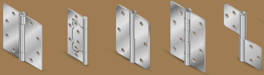 Види накладних завісів для дверей