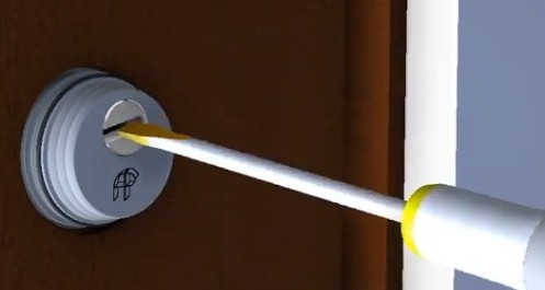 Силовой метод выламывания протектора с цилиндром