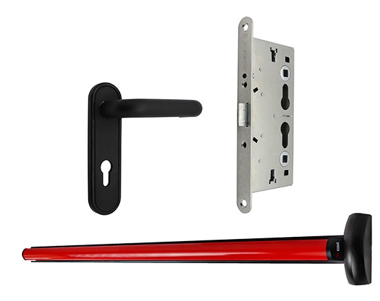 врізна антипаніка з клавішею