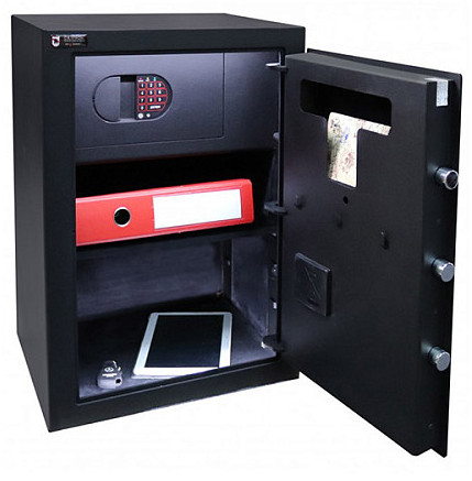 Офисный сейф с биометрическим доступом