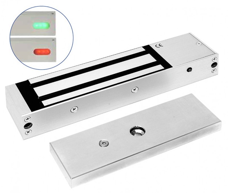 Дверной электромагнитный замок с индикатором