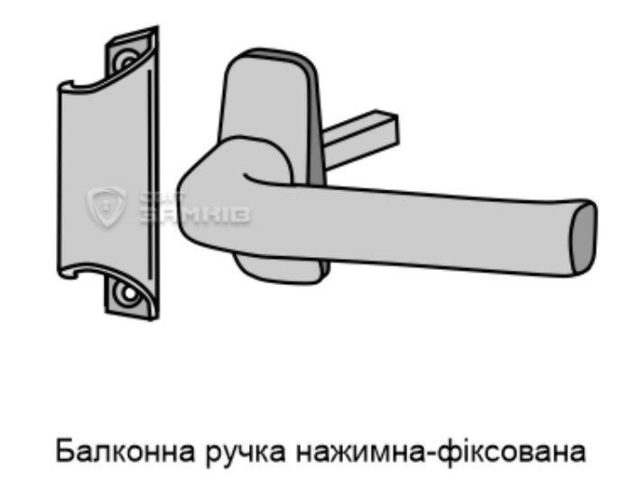 тянучая ручка и нажимная ручка для балкона