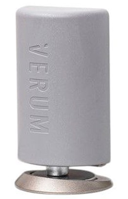 Скрытый стопор VERUM серого цвета Напольный стопор скрытого монтажа