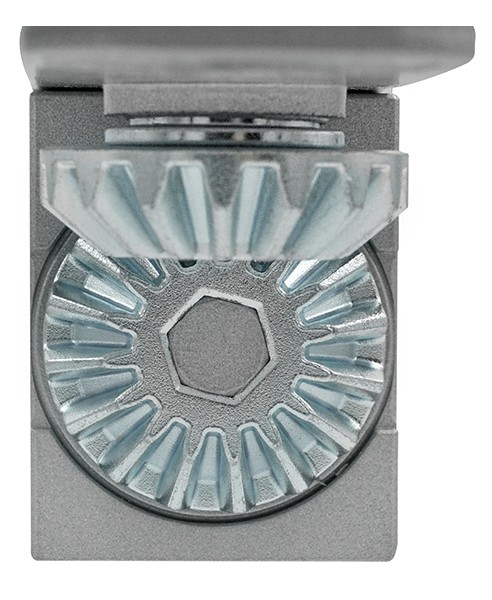 Спеціальна форма валу, що миттєво зменшує опір при відкриванні