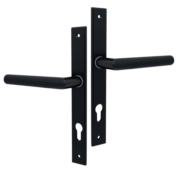 Нажимные ручки для дверей черные