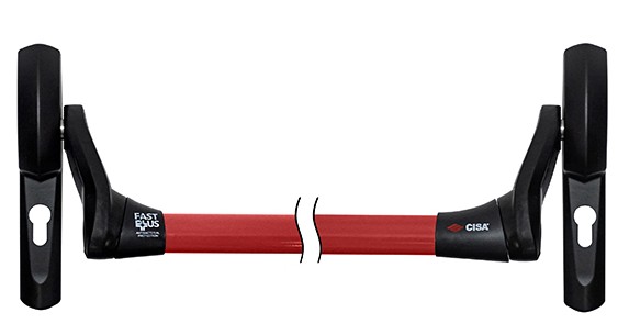 Красная штанга для врезной системы антипаники CISA Fast Push 59617