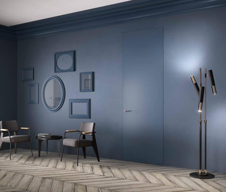 Современная квартира с незаметной дверью