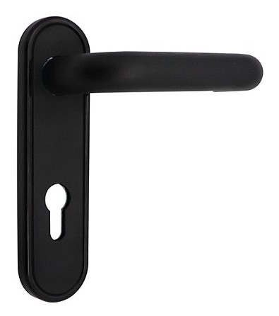 Нажимная ручка с отверстием под противопожарная цилиндр