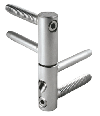 Штиревий завіс врізного типу