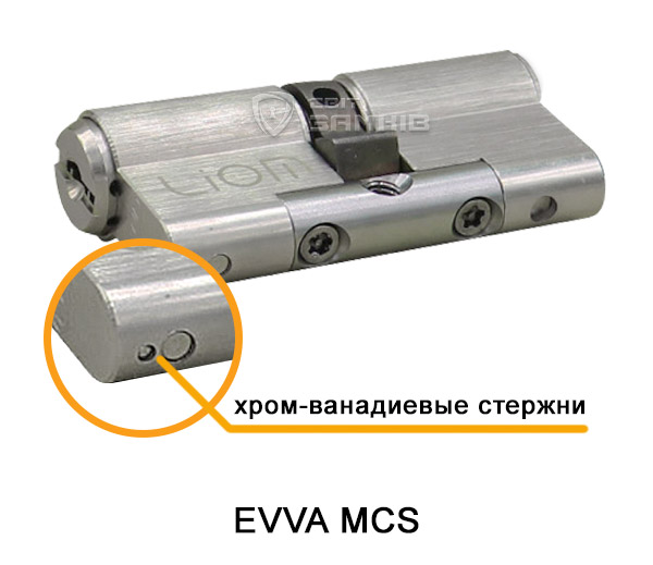 Цилиндр EVVA MCS с защитой против сверления