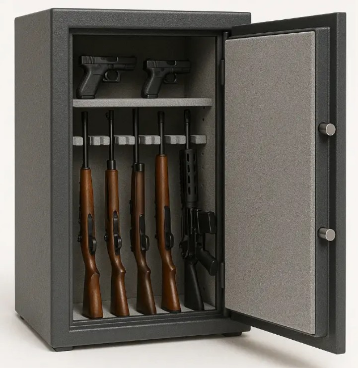 Оружейный сейф с высоким уровнем защиты