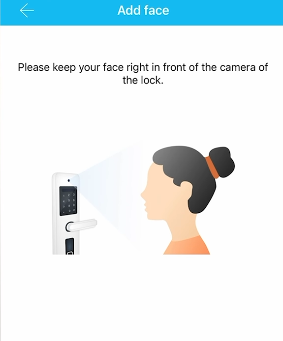 Дополнительная функция распознавания пользователя по лицу