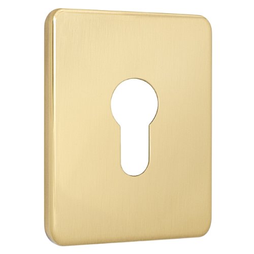 Накладка на серцевину AZZI FAUSTO MY/TEKNO/O прямокутна латунь полірована - Фото №1