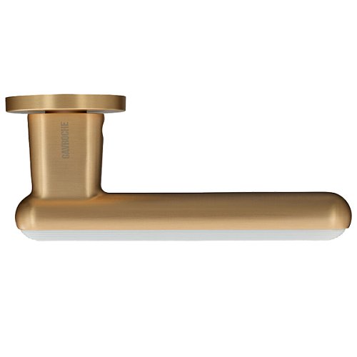 Ручки на розеті GAVROCHE Neptunium Z33 золото/білий - Фото №4