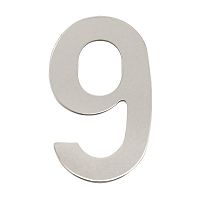 Цифра «9» нержавеющая сталь