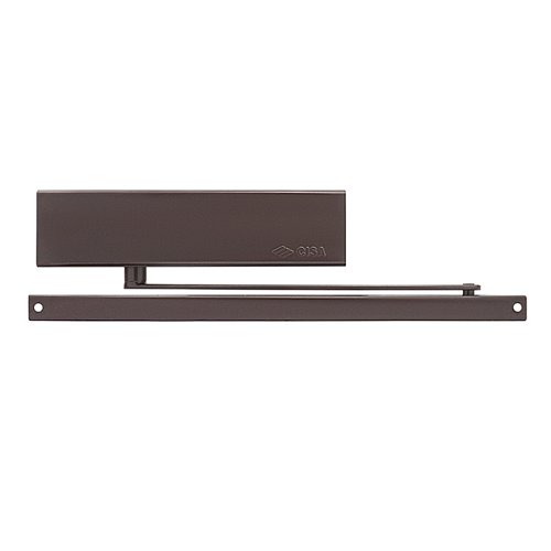 Доводчик CISA D5210.03.0.88 BC SLD HO с фиксацией до 80 кг коричневый - Фото №2