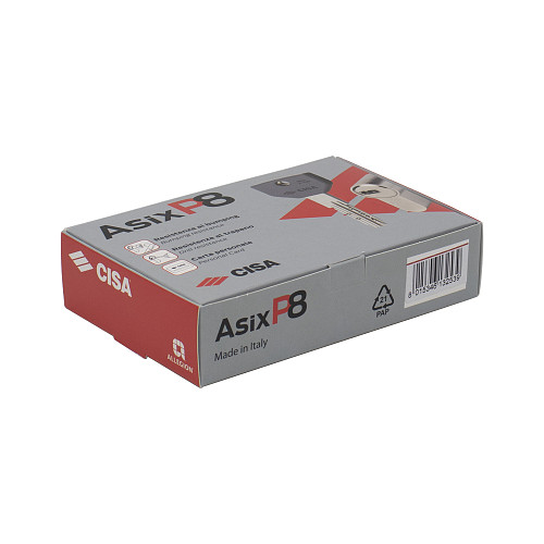 Циліндр CISA ASIX P8 80 (35*45) нікель матовий 5 ключів - Фото №8