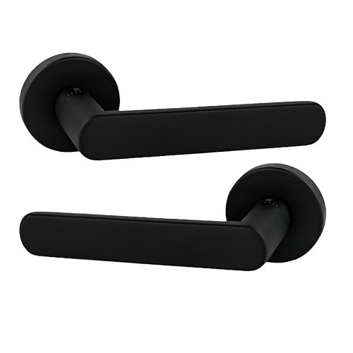 Ручки на розетте ILAVIO 2891 (1821-1110) черный - Фото №1