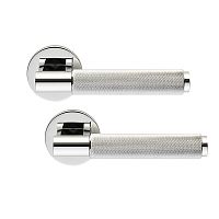 Ручки на розетте ILAVIO 2411 (1055-1112) хром полированный