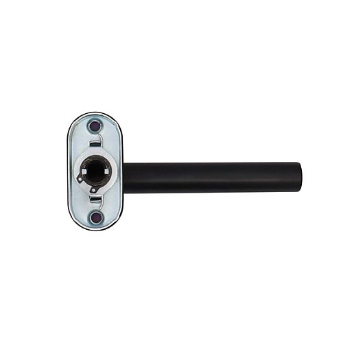 Ручки на розеті ABARO Lido FM фіксована-натискна чорний - Фото №8