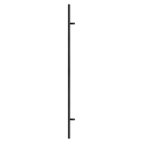 Ручка скоба ABELIX Aspen L:1800mm X:1300-45° 30mm BM чорний мат. (половинка) - Фото №3
