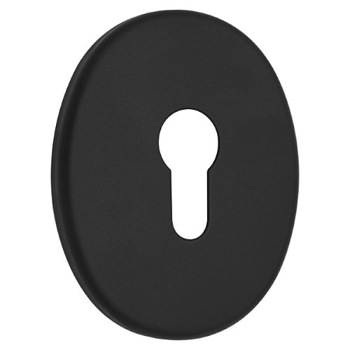 Накладка на серцевину AZZI FAUSTO MY/85X70/NO овальна широка чорний матовий - Фото №1