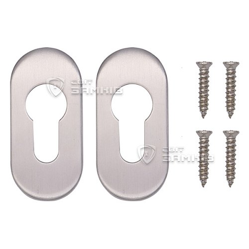 Накладки на сердцевину SHERLOCK OR-301 нержавеющая сталь матовая - Фото №3