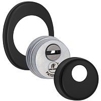 Протектор AZZI FAUSTO Antitubo SB 25 мм ME50/85X70/NO овальный широкий черный матовый