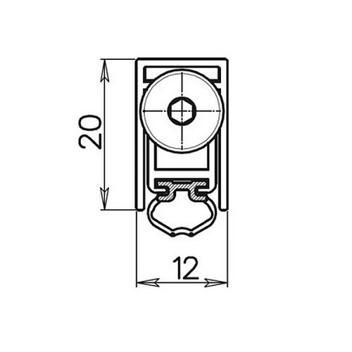Порог выдвижной CCE Trend seal С 930 мм - Фото №2