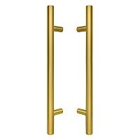 Ручки скоби ABARO Bali 90° L:600 X:400 D:32mm SS 304 золото PVD (комплект)