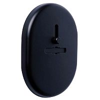 Сувальдная накладка AZZI FAUSTO MDM/CV/NO внутренняя черная матовая