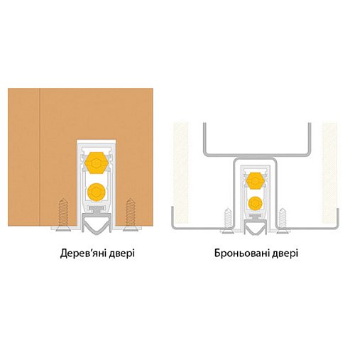 Поріг висувний SIPAM MOD 101SF 100-80 см FIRE - Фото №4