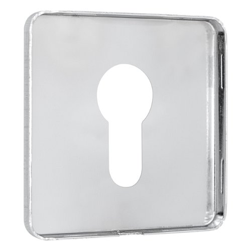 Накладка на серцевину AZZI FAUSTO MY/QSLIM/CL квадратна хром полірований - Фото №2