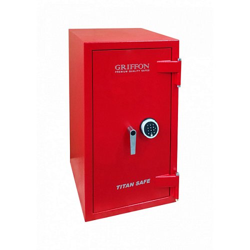 Сейф вогнезламостійкий GRIFFON CL III.90.E RED - Фото №1