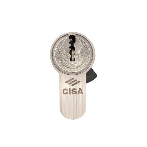 Цилиндр CISA C3000 80 (35*45) никель матовый - Фото №3