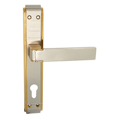 Ручки на планке OZCANLAR Alaska Yale 85 сатин/золото - Фото №2