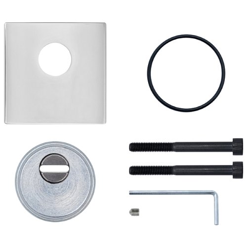 Протектор врізний AZZI FAUSTO Quadro CL квадратний хром полірований - Фото №7