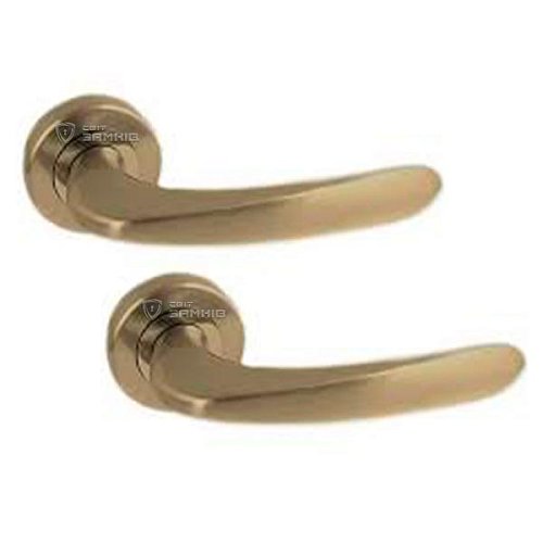 Ручки на розеті APECS H-0460-Z AB антична бронза - Фото №1