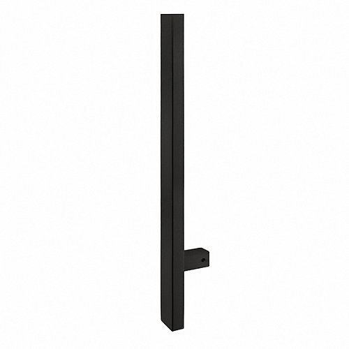 Ручки скобы ABARO Sydney 90° L:1800 X:1300 W:40*20mm SS 304 черный RAL 9005 (комплект) - Фото №7